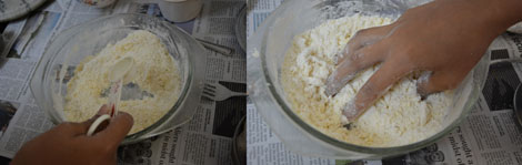 preparing basic pie dough