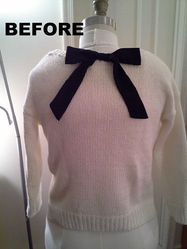 Hollister sweater: Back Bow Before