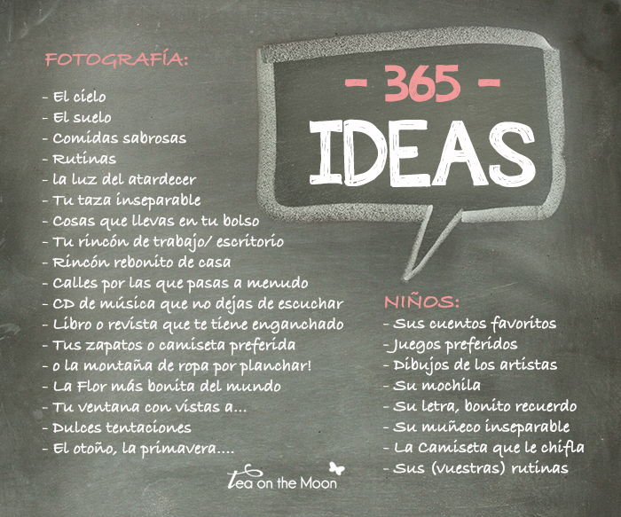 proyecto 365 ideas para fotografiar