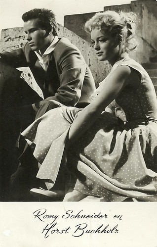 Romy Schneider and Horst Buchholz in Monpti (1957)