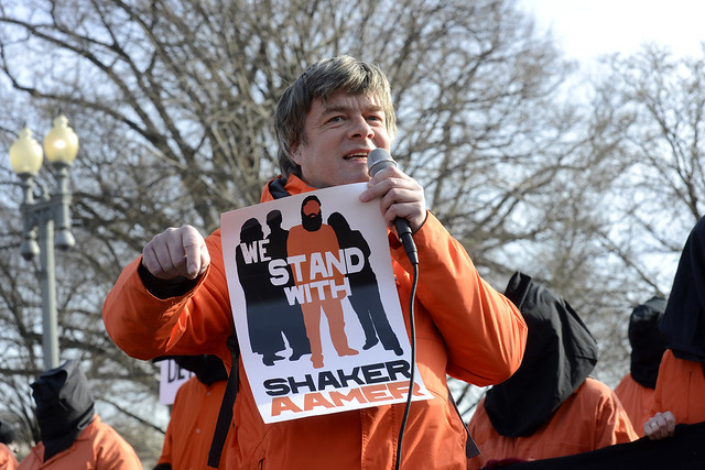 2015 DC Rally And March To Protest The 14th Year Of Guantanamo Torture And Indefinite Detention 20 with Andy Worthington