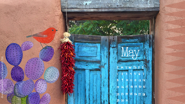 May 2016 Desktop Calendar