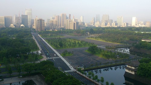 View from the Palace Hotel, Tokyo