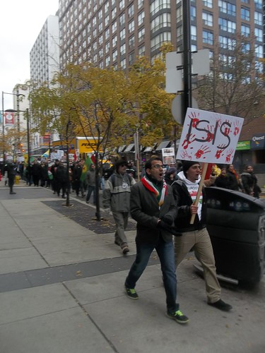 Scenes from the Kurdish protest of ISIS at Yonge and College (5)