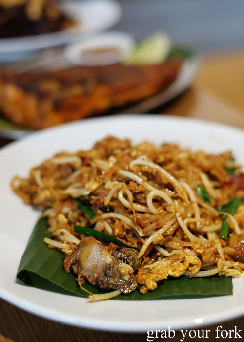 Char koay teow with cockles at Hawker Malaysian, Sydney