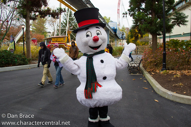 Meeting Frosty the Snowman