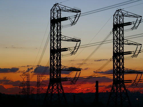 sunset cityscape electricity johannesburg electricitypylons edenvale