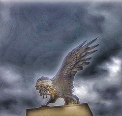 Linclon Nebraska ~ Nebraska State Capitol ~ Eagle Monument