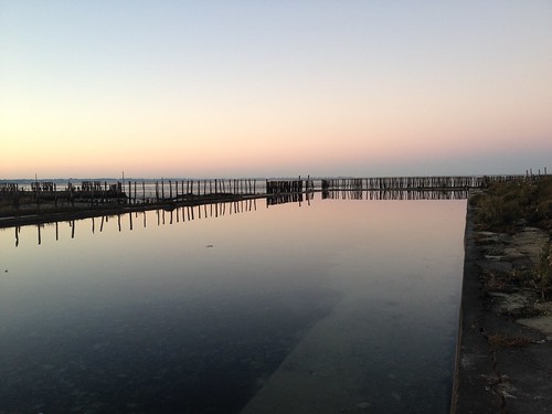 sunset de pont noirmoutier fromentine prettylandscapes december2014 oysterparks iphone4sfrance