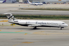Eagles Airlines Fokker 100 I-GIOA BCN 28/05/2011