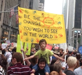 People's Climate March, 2014.  © Sean Moran