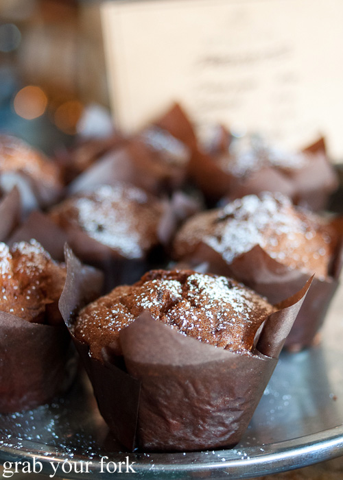 Chocolate muffins at Brewtown Newtown