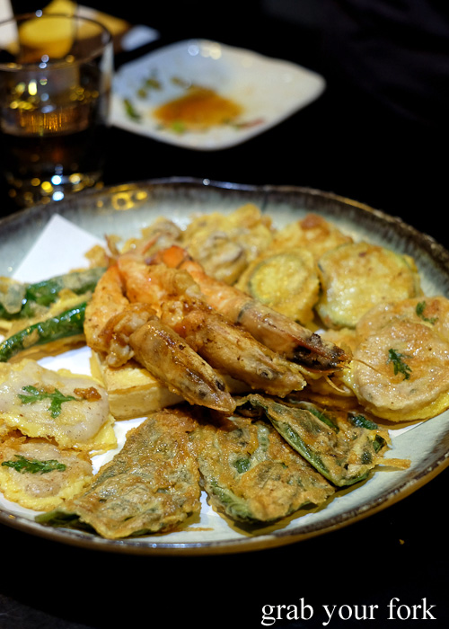 Modeum jeon pan fried platter at Danjee Sydney