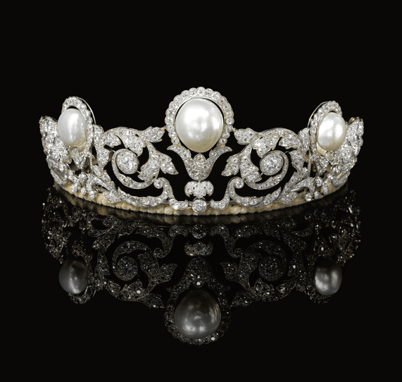 Natural-Pearl-Diamond-Tiara-1920
