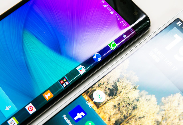 超美型曲面螢幕 Samsung Galaxy Edge 開箱 (1) @3C 達人廖阿輝