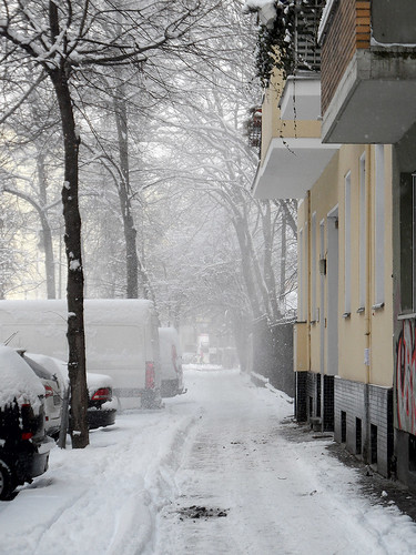 Es schneit in Berlin