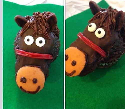 Horse cupcake