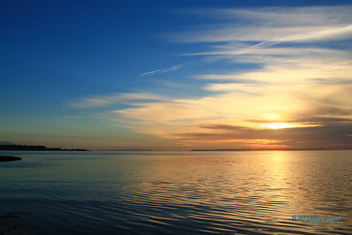 ocean sunset sky canada reflection water clouds golden bc britishcolumbia lowermainland surreybc truesurrey