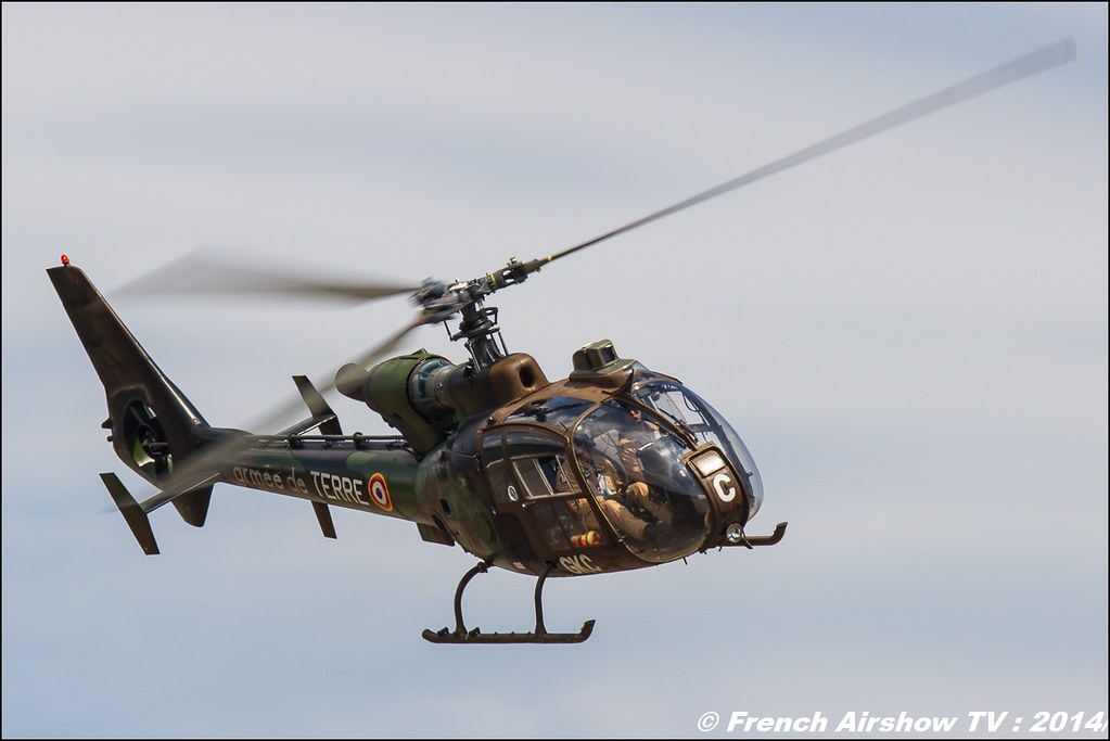 Gazelle, hélicoptère,Sud-Aviation Meeting des 60 ans de l'ALAT 2014 ,Cannet des Maures 