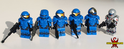 Custom Lego Minifigures - Fireteam Majestic