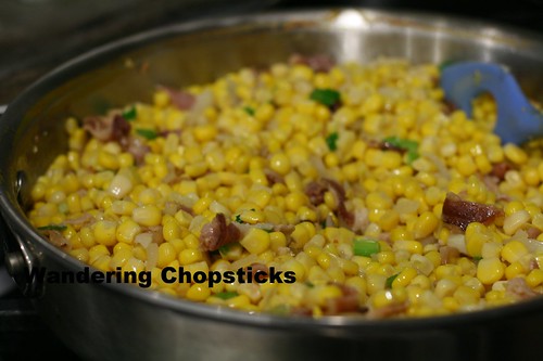 Corn Sauteed with Bacon and Green Onions 6