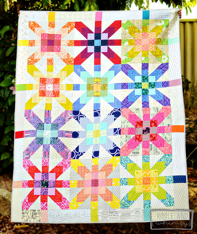 Riddle and {Whimsy} Supernova (front) Joanna- Finished Quilt Entry (single)