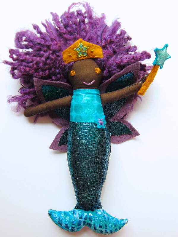 Z's Mermaid Fairy Superhero doll is done!