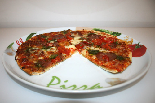 Dr. Oetker Ristorante Pizza Salame Mozzarella Pesto