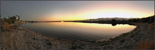 cameraphone california sunset panorama panoramic saltonsea californiadesert iphone iphone6 phonepanorama