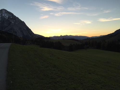 street sunset vacation sky mountain austria styria wörschachwald