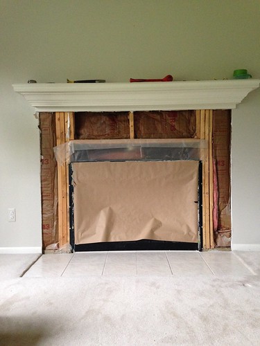 Update a Tile Fireplace with an AirStone Makeover