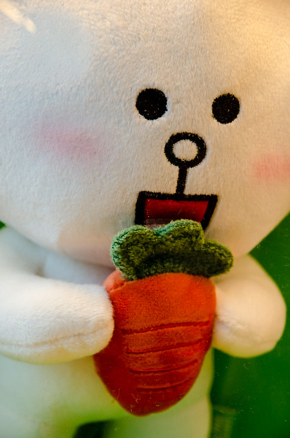 Cony with carrot at LINE Friends Pop-up store at IOI City Mall, Putrajaya