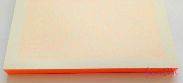 Review: Le Typographe A5 Pad - Orange Grid @NoteMakerTweets