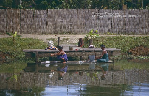city water river asia südostasien wasser burma stadt myanmar 1992 southeast fluss burmese birma taunggyi birmaninen