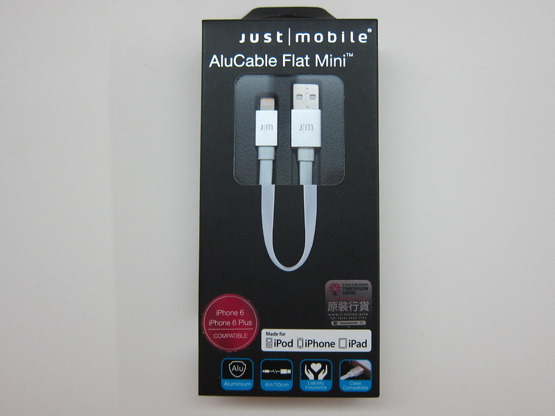 Just Mobile AluCable Flat Mini - Box Front