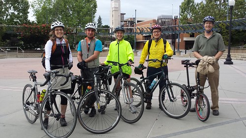 Sunnyvale inaugural bikepool to North San Jose
