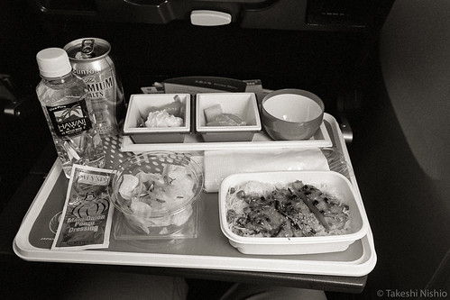 in-flight meal