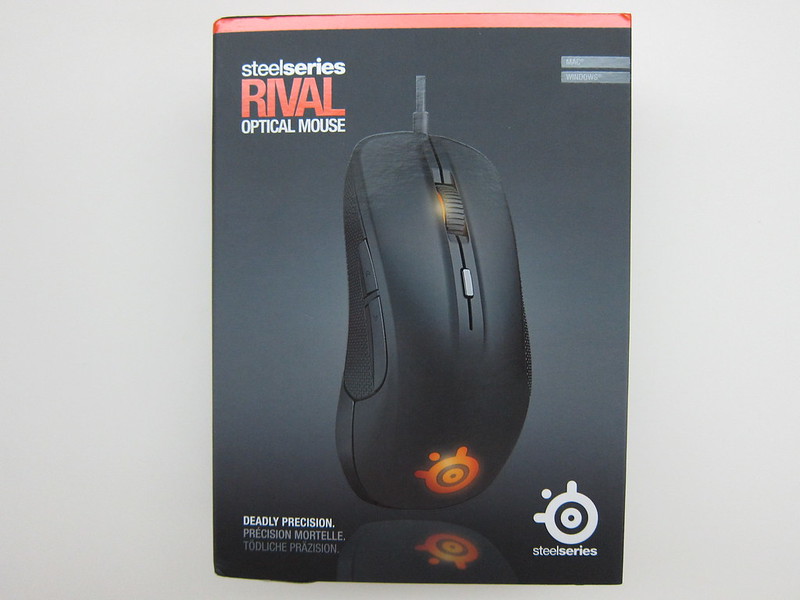 SteelSeries Rival Optical Gaming Mouse - Box Front