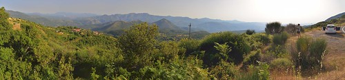 panorama landscape greece peloponnese lousiosgorge