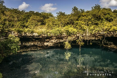 méxico yucatán cenote kikil tizimín