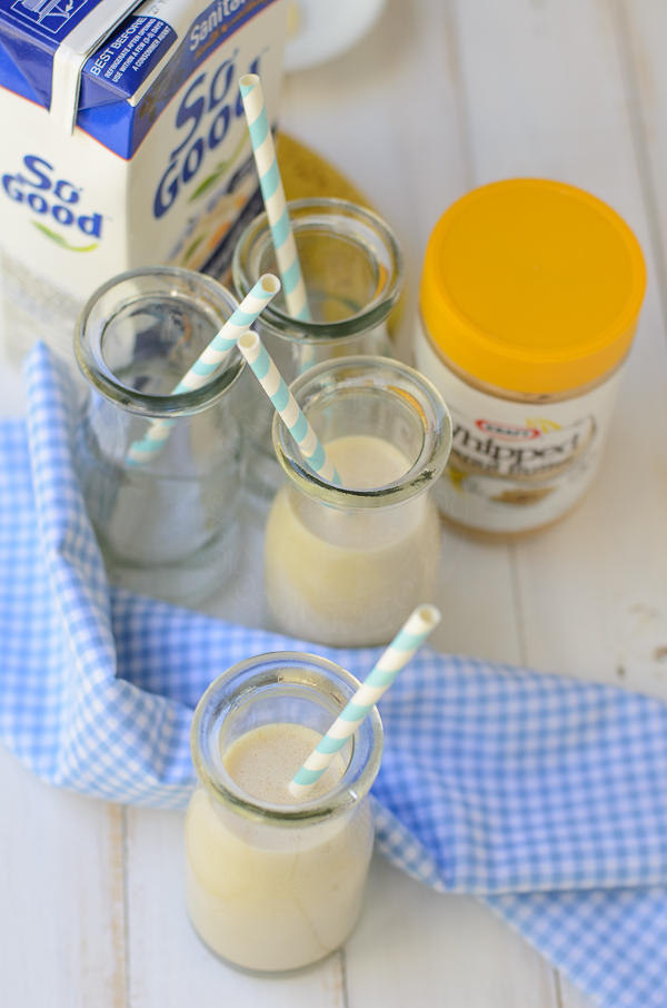 Soy Banana Peanut Butter Smoothie