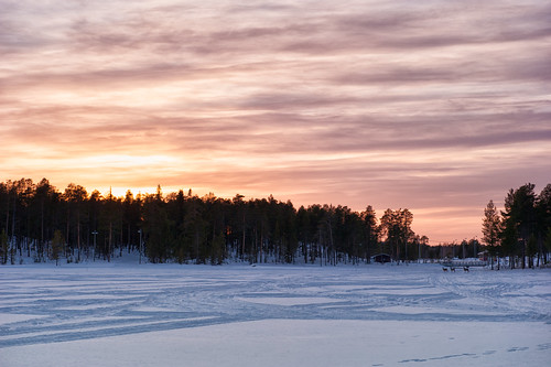 winter sunset snow nikon sweden lapland jokkmokk d700 swedishlapland laketalvatis laplandsunset