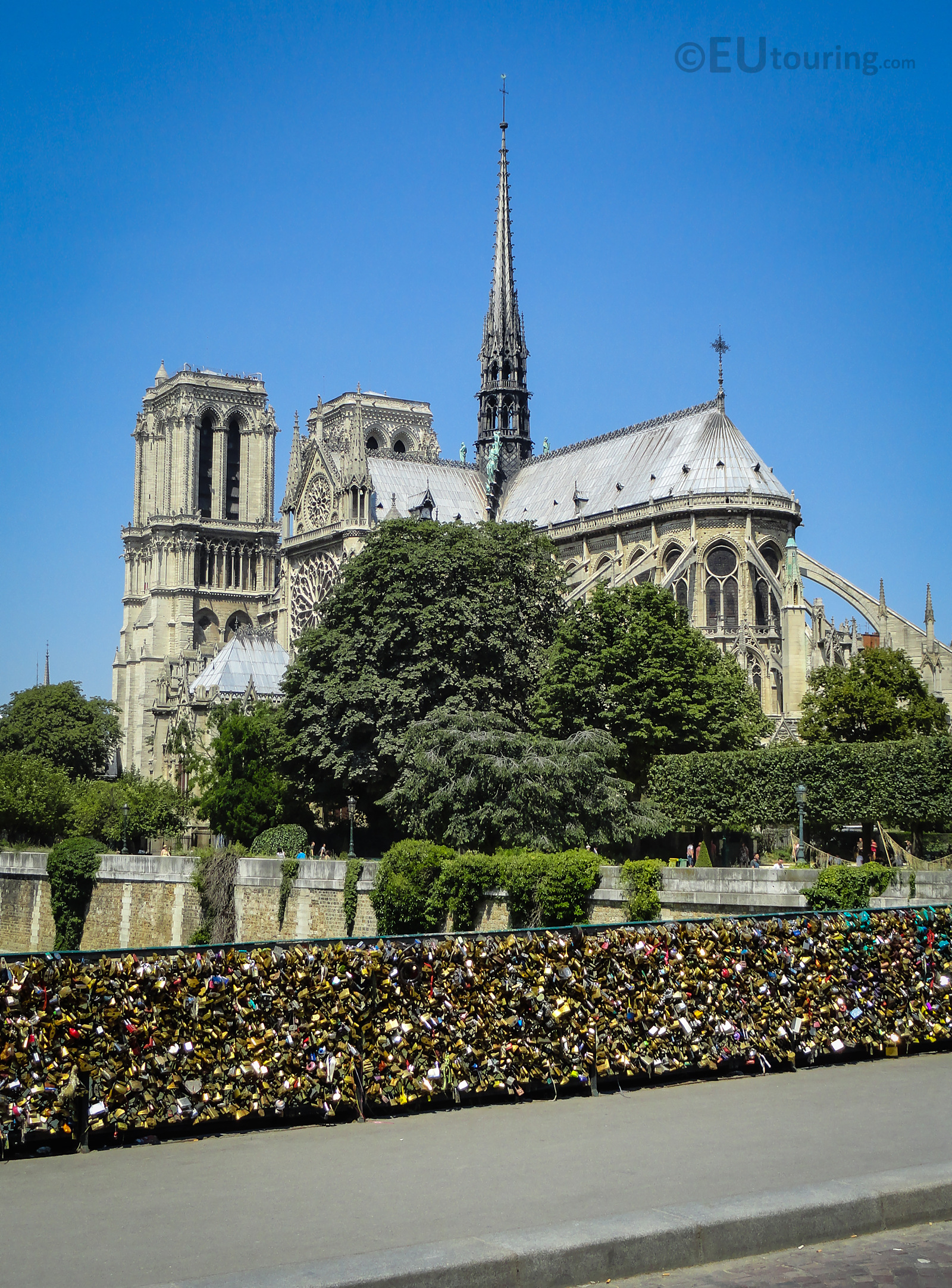 Notre Dame from the Pont de l'Archeveche