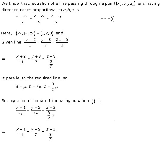 RD Sharma Class 12 Solutions Chapter 28 Straight Line in Space Ex 28.1 Q14