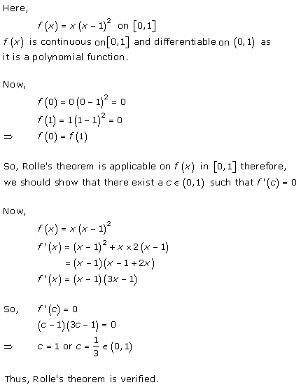 RD Sharma Class 12 Solutions Chapter 15 Mean Value Theorems Ex 15.1 Q5-iv