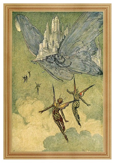 009-Flying Islands of the Night- 1913- ilustrado por Franklin Booth