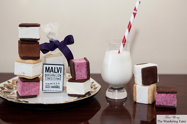 Mavli Marshmallows - Raspberry Hibiscus, Spiked Espresso, Vanilla Salted Caramel, 80% Chocolate, and Mint Chocolate