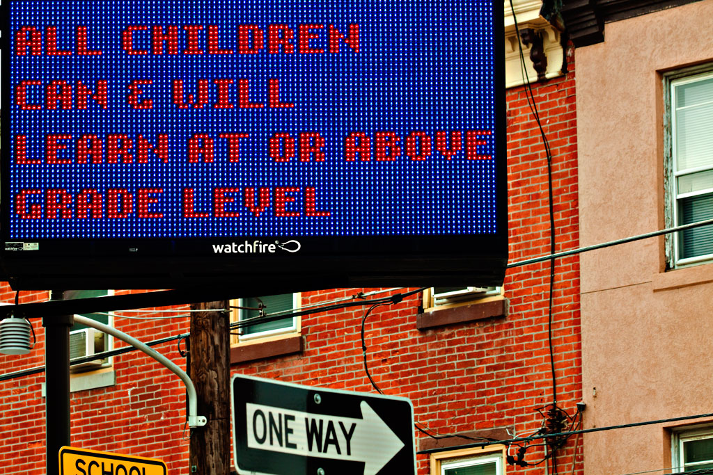 Electric-sign-outside-charter-school--Southwest-Center-City-3