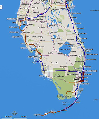 Our route (clockwise)