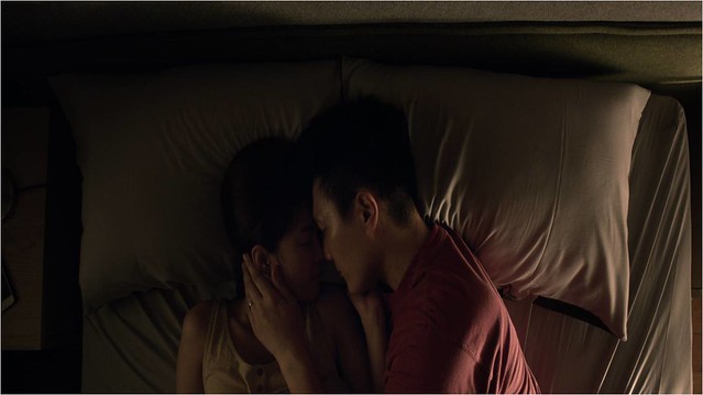 Jesseca Liu and Jacko bed scene